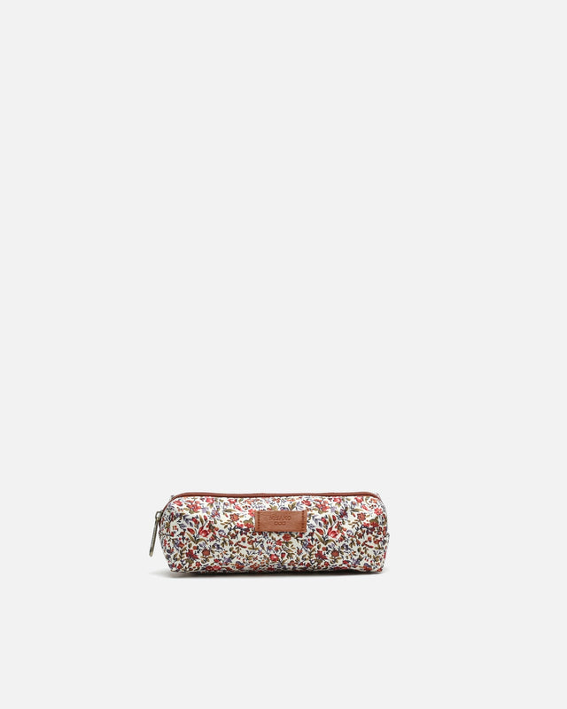 Estuche con estampado floral