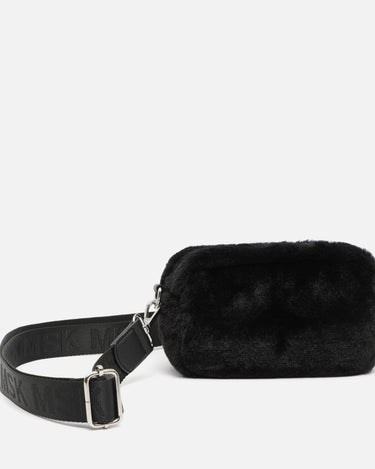 Furry bolso bandolera pequeño efecto pelo 