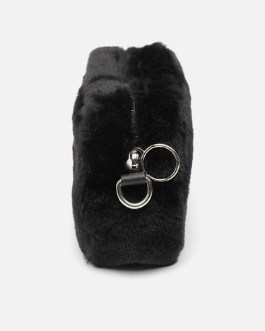 Furry bolso bandolera pequeño efecto pelo 