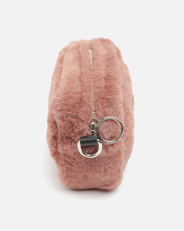 Furry bolso bandolera pequeño efecto pelo 