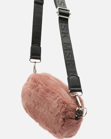 Furry bolso bandolera pequeño efecto pelo 