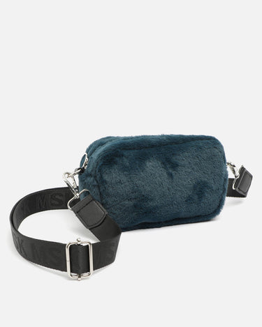 Furry bolso bandolera pequeño efecto pelo 