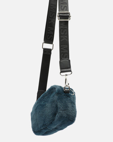 Furry bolso bandolera pequeño efecto pelo 