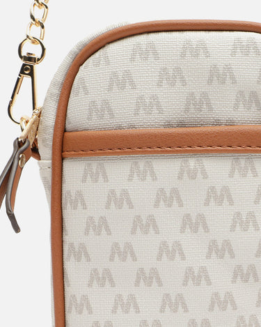 Monograms bolso bandolera mini para móvil con estampado monogram 