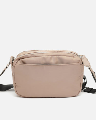 Natur bolso bandolera pequeño de nylon 