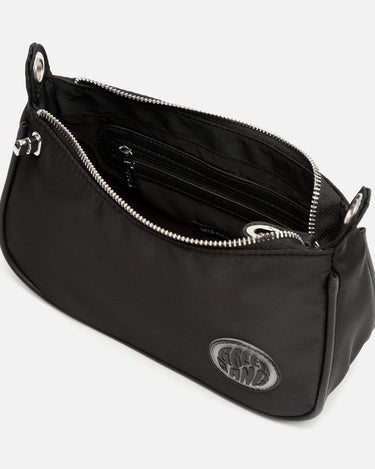 Natur bolso de hombro de nylon con asa bandolera extraíble 