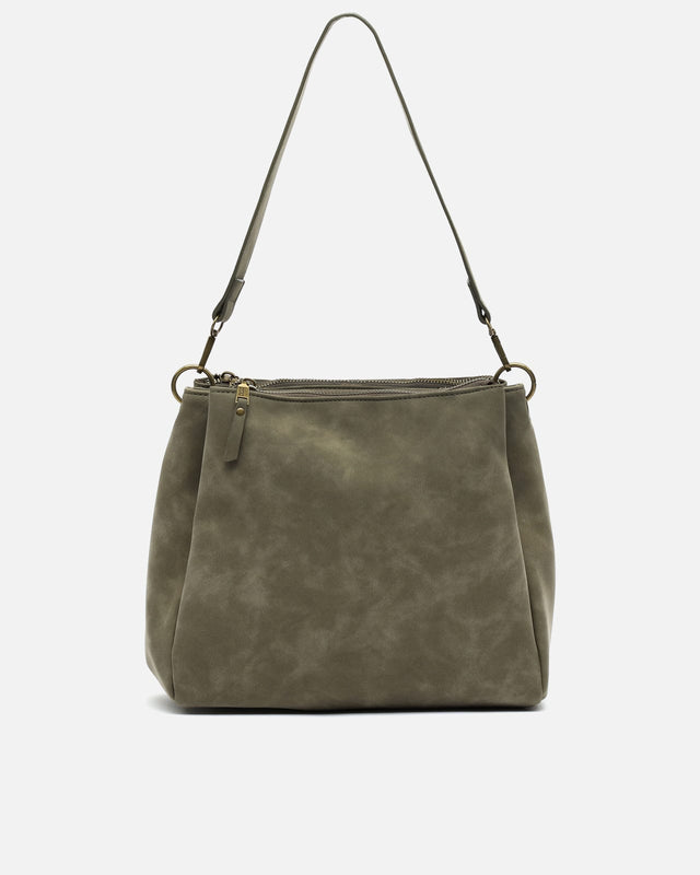 Bolso hobo mediano con asa bandolera extraíble