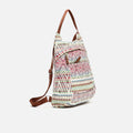 Nomitien mochila antirrobo con estampado jacquard 