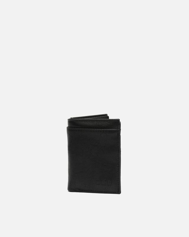 Cartera vertical con compartimento para billetes y tarjetas