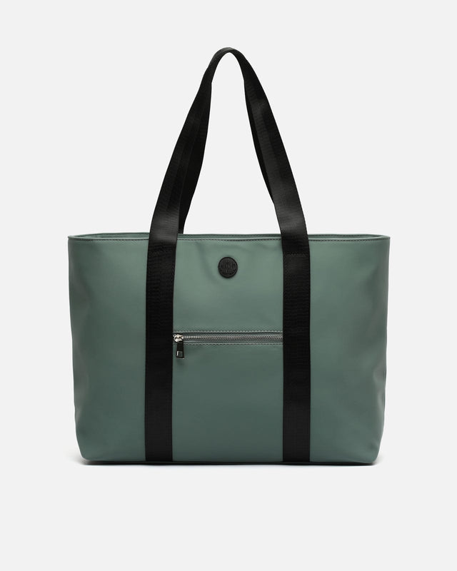 Bolso shopper grande en nylon con bolsillo para tablet