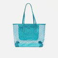 Monoplastic bolso shopper grande transparente con estampado monogram  