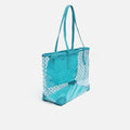 Monoplastic bolso shopper grande transparente con estampado monogram  