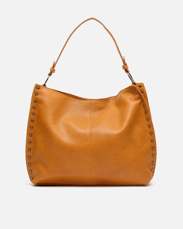 Prido bolso hobo grande con detalles metálicos 