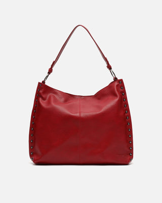 Prido bolso hobo grande con detalles metálicos 