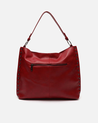 Prido bolso hobo grande con detalles metálicos 