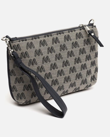 Mongra bolso bandolera pequeño con asa de mano y estampado monogram 