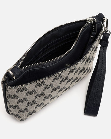 Mongra bolso bandolera pequeño con asa de mano y estampado monogram 