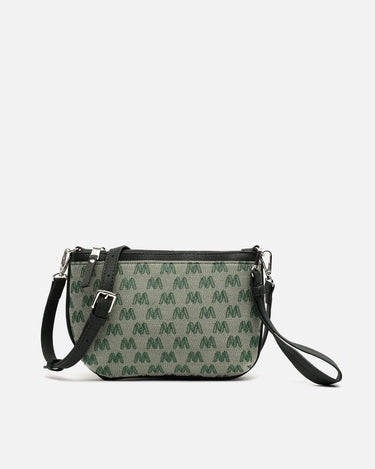 Mongra bolso bandolera pequeño con asa de mano y estampado monogram 