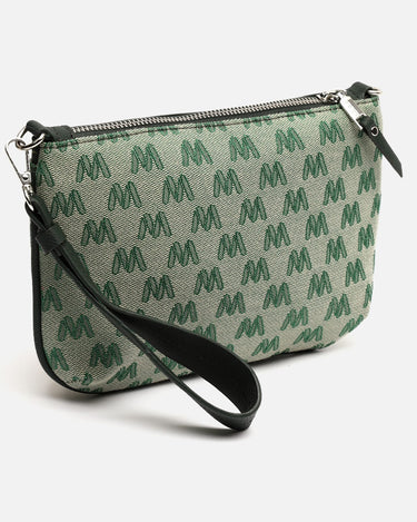 Mongra bolso bandolera pequeño con asa de mano y estampado monogram 