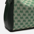 Mongras bolso de hombro grande con estampado monogram 