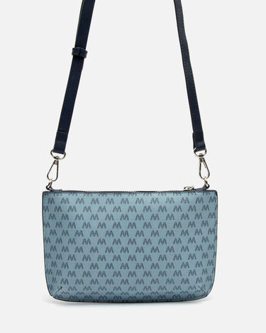 Monogri bolso bandolera pequeño con asa de mano y estampado monogram 