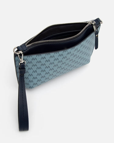 Monogri bolso bandolera pequeño con asa de mano y estampado monogram 