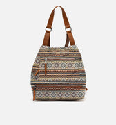 Misi mochila antirrobo con estampado jacquard 