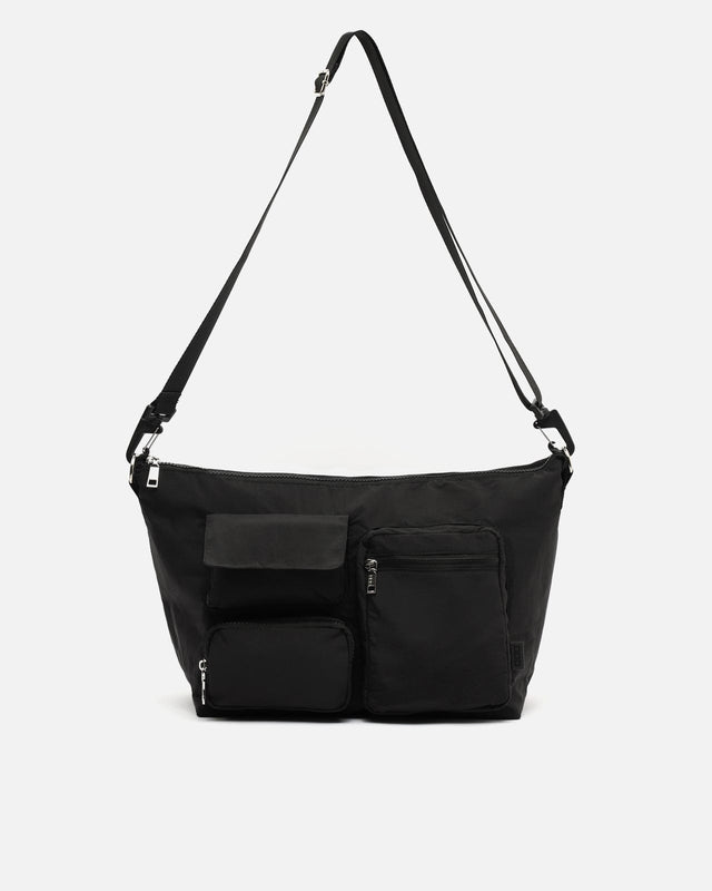 Bolso bandolera convertible en shopper de nylon