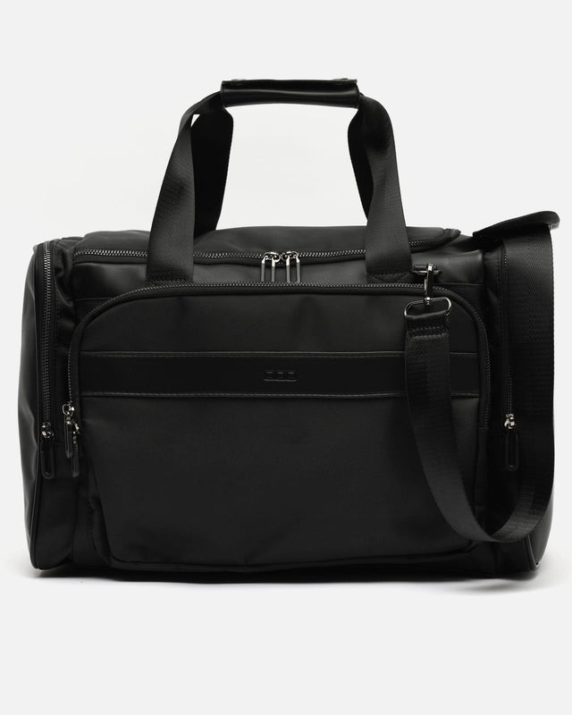 Bruno Nylon weekender bag with removable shoulder strap