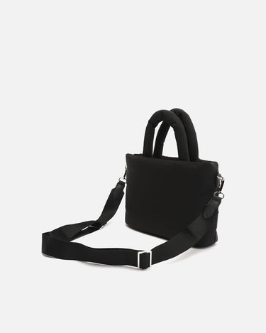 Acolfy bolso tote mediano en nylon acolchado con asa bandolera extraíble 