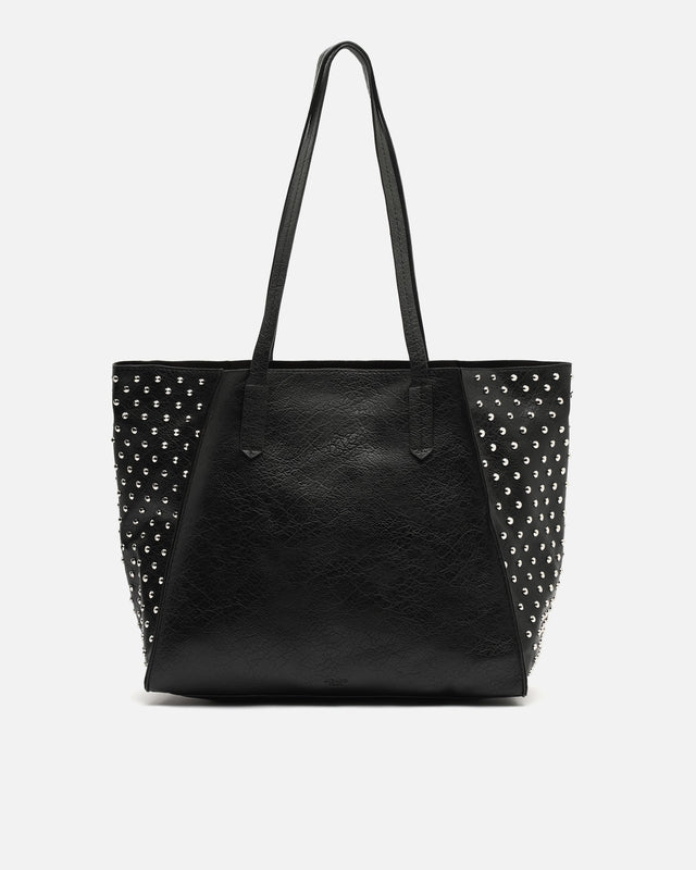 Yaka mala shopper grande com detalhes metálicos 