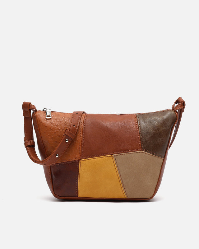 Inepati patchwork print shoulder bag 