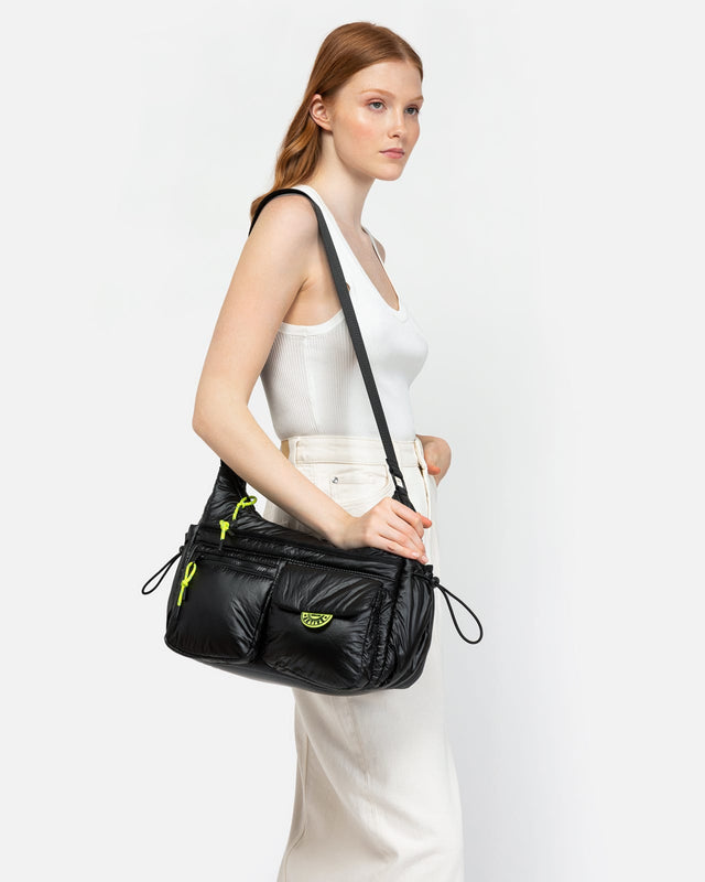 Gret Medium shoulder bag in recycled nylon 