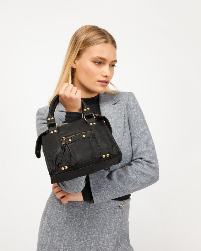 Bolso tote pequeño con asa bandolera extraíble