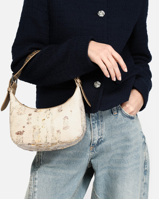 Bolso de hombro denim