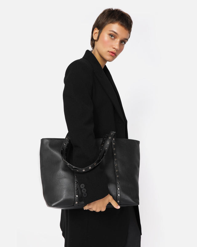 Watty Borsa shopper con dettagli metallici