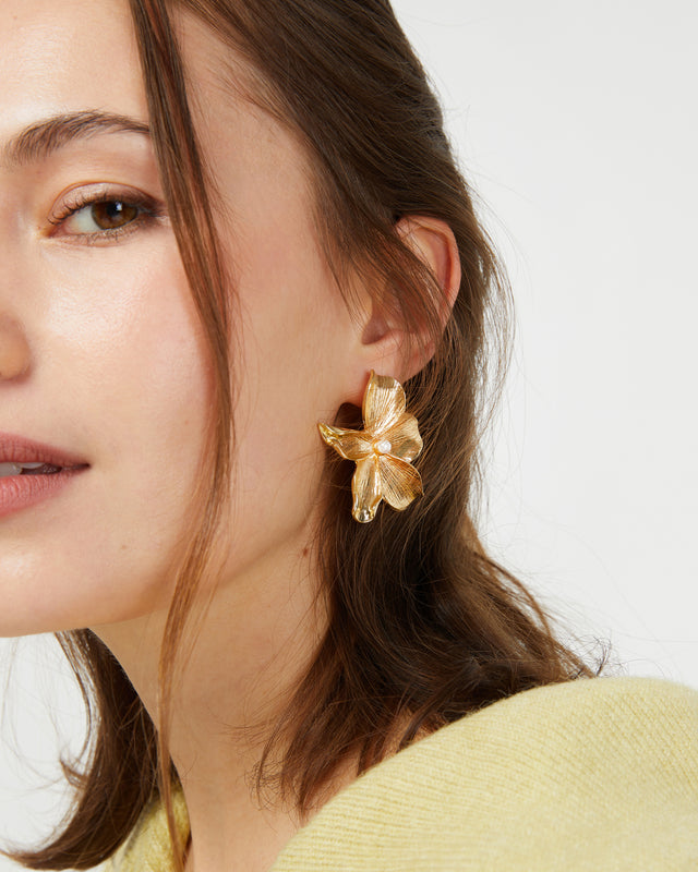 Ziva Boucles d'oreilles grandes fleurs